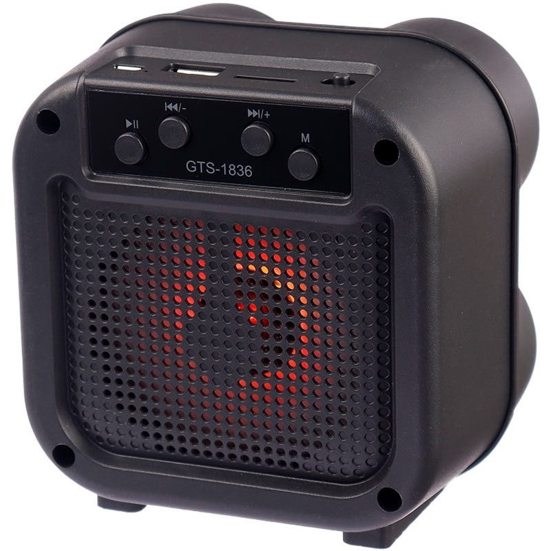 GTS-1836 RGB Wireless Speaker – 5W Bass Boost • FM/USB/TF • Portable & Powerful