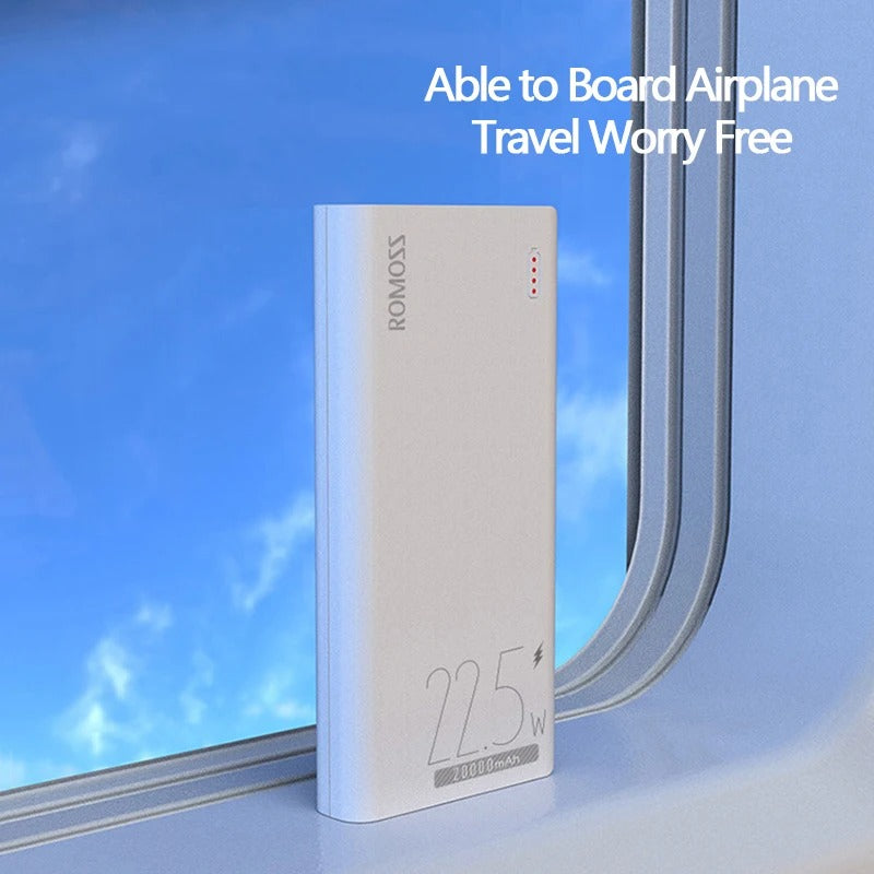 ROMOSS 20000mAh Fast Charging Power Bank | Universal Portable Phone Charger
