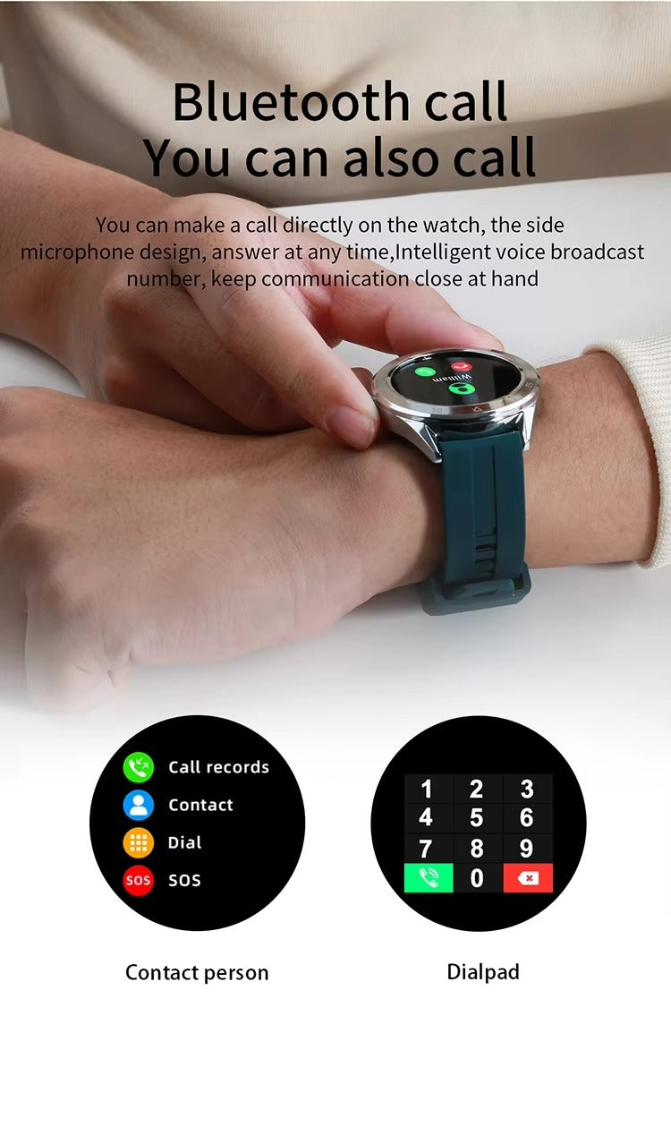 Ultra 7-in-1 Smart Watch Kit | HD Display with Metal & Rubber Straps | Calls & Health