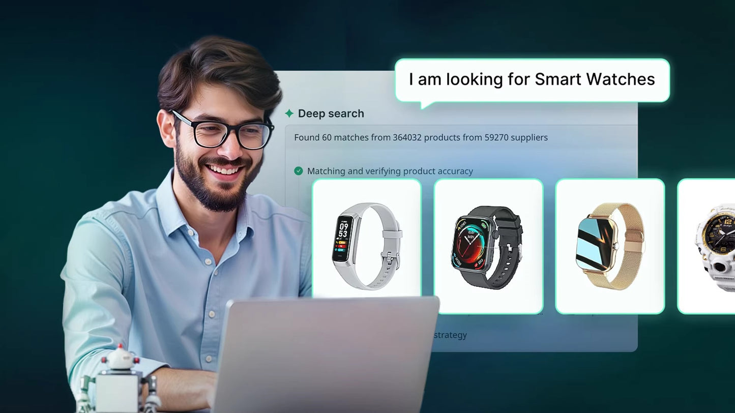 Ultra 7-in-1 Smart Watch Kit | HD Display with Metal & Rubber Straps | Calls & Health